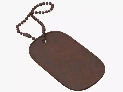 Dog Tag 04 3D model