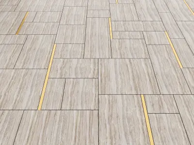 Granite  Floor Polygonal Masonry  3D model