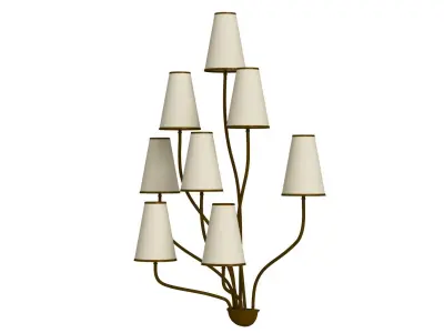 Persane Wall Sconce by Jean Royere 3D model