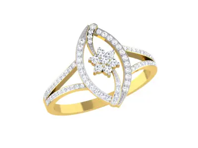 Women Ring Render 3dm STL OBJ FBX Details 3D print model 25