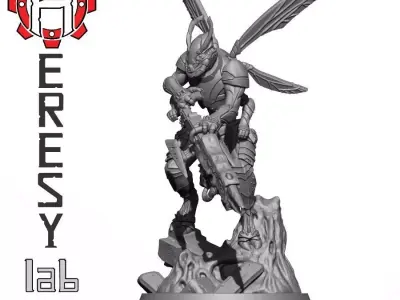 HL202 - Greater God Wasp 3 3D print model