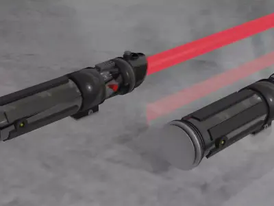 Darth Vader Lightsaber Free 3D model