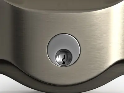 3D Smart Lock Low-poly 3D model