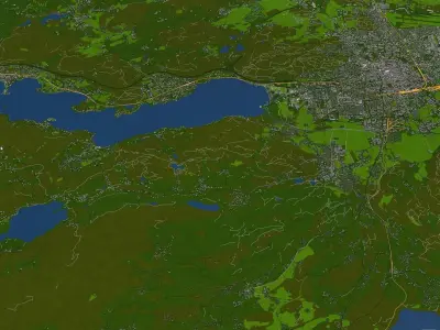 Klagenfurt City 3d model Aug 2020 Low-poly 3D model