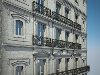 Old Building V 3D model