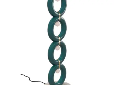 Memphis floor lamp 4 - pop premium 3d model 3D model