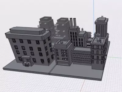Big City Sewer Lair 3D model