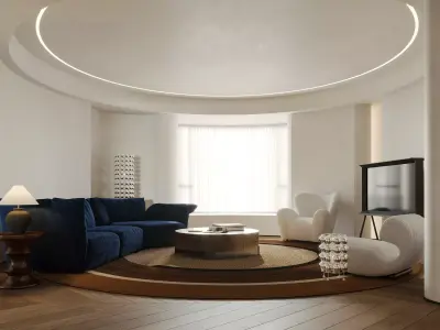 Modern living room 3D model