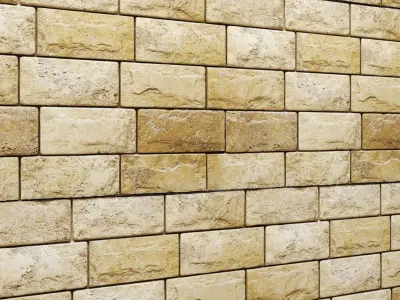 Stone Wall 3D model