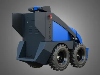 AS15 - Mini Skid Steer 3D model