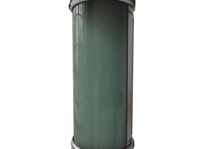 SciFi Capsule Low-poly 3D model