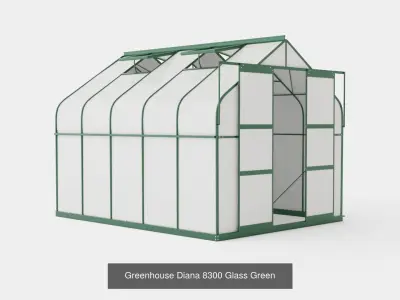 Collection of Greenhouse Diana - 6 Models 3D Model Pack