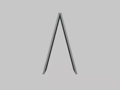 Acrylic Display Stand - Geometry Only No Textures No Materials 3D model