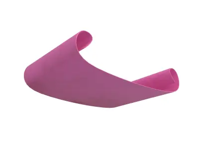 Scroll Paper v1 013 Low-poly 3D model