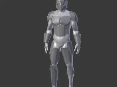 The Mandalorian Season 2 2019 armor for 3D print 3D print model
