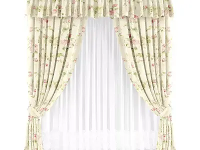 Curtain 3D model 34 3D model