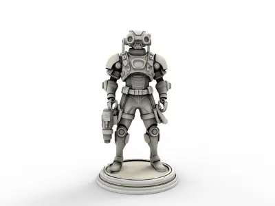 steampunk robotic 2 3D print model