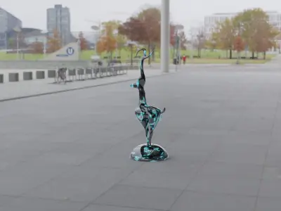 DEER STATUE  3D print model