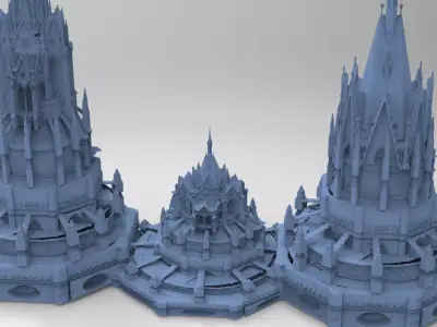 Azathoth Temple Crown Towers  3D model