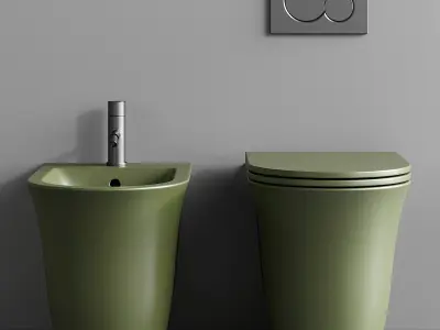 GSG Ceramic Design Flut WC 3D model