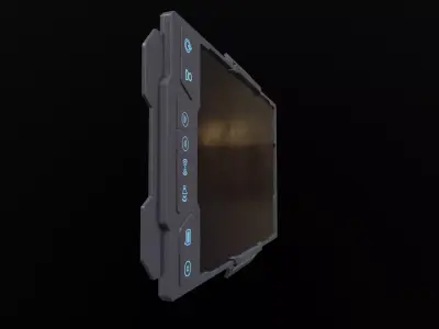 Sci-fi Touchpad  Low-poly 3D model