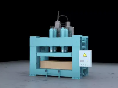 Sheet cold press 3D model