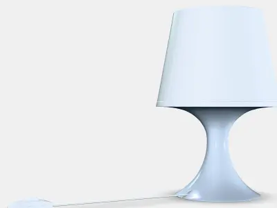 LAMPAN Table lamp Low-poly 3D model