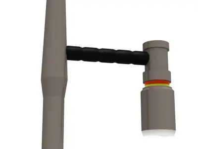 Street Furniture - Outdoor Lighting - Street Lamp II Low-poly 3D model