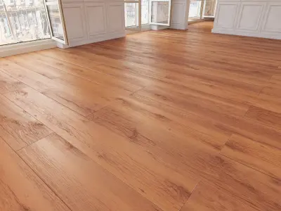 Wooden floor 19 WITHOUT PLUGINS 3D model