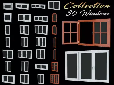 Window Collection 3D model