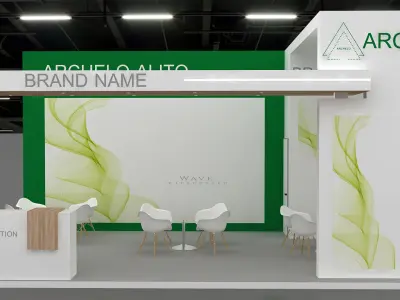 Booth Exhibition  Stand 3D model 3D model