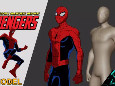 Spider-Man - The Avengers Earths Mightiest Heroes EMH TV Series  3D model