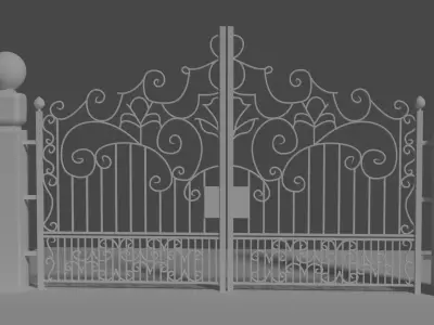 Gateway Exterior Gate 3D print model