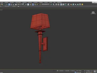 Stanford Sconce Low-poly 3D model