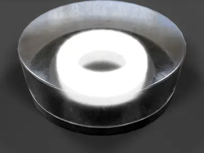 Bathroom Ceiling Light V01 - Low Poly Low-poly 3D model