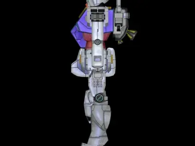 Gundam RX-78-2 Fanmade 3D model