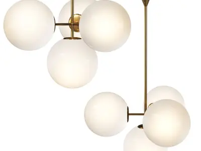Ardsley Cluster Chandelier 3D model