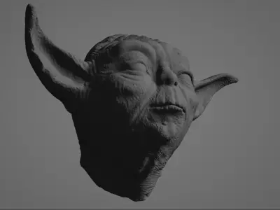 STAR WARS YODA JESUS SALMERON 3D print model
