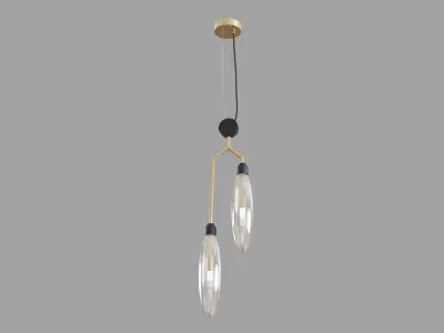 Pendant Lamp Ventura MOD012PL-02G Maytoni Modern Free 3D model