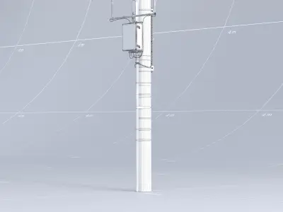 Toronto Power Lines 04 3D model