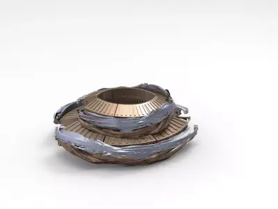 Angel Christmas Wreath base  3D model