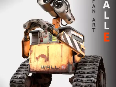 Wall-E Low-poly 3D model