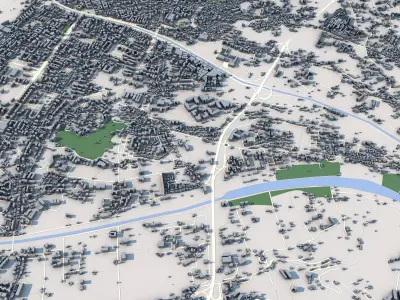 Reggio Calabria City Italy 3D model