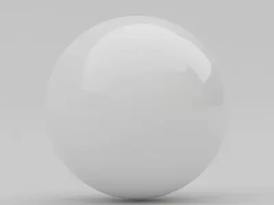 Pool Snooker Ball white 3D model