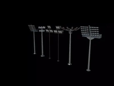 high mast light 3D model