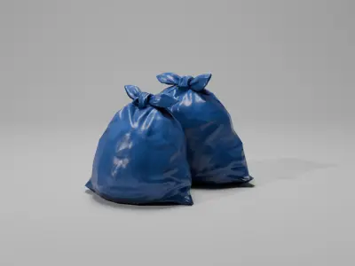 TRASH BAG Low-poly 3D model purchase