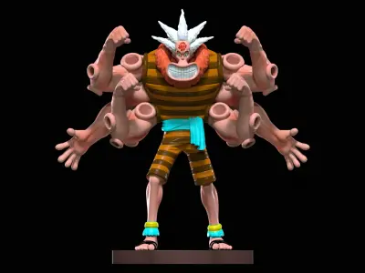 Hatchan - hachi - ONE PIECE - 3D PRINT 3D print model