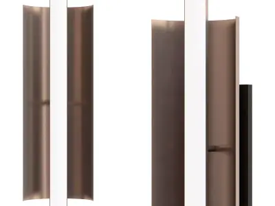 BATHROOM pipe with handle 3D model