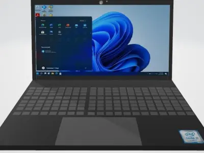 Microsoft Surface Pro 8 with Windows 11 3D model