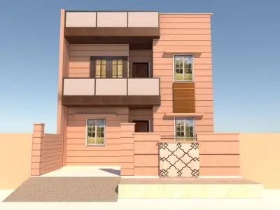 JODHPURI STONE EXTERIOR 3D model